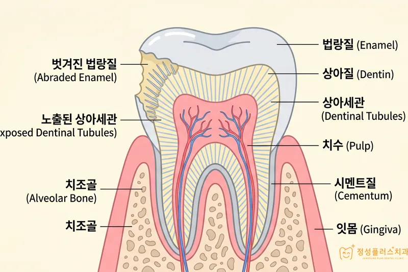 화곡 치과 양치할 때 찬물이 닿으면 소름 끼치게 시린 이유가 있습니다.