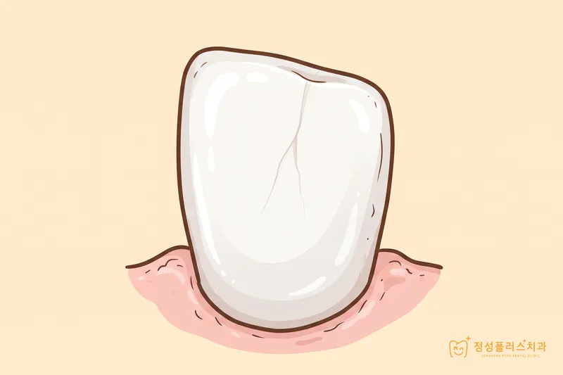 고강동 치과에서 자주 듣는 질문, 치아에 실금이 갔어요! 크랙 치아 위험할까요?